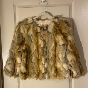 Michael Kors Faux Fur Coat